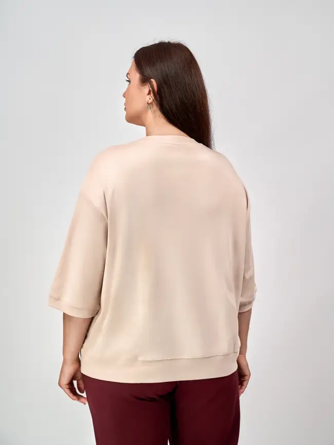 Лонгслив с принтом 95048 Размер 54-58 фото 90