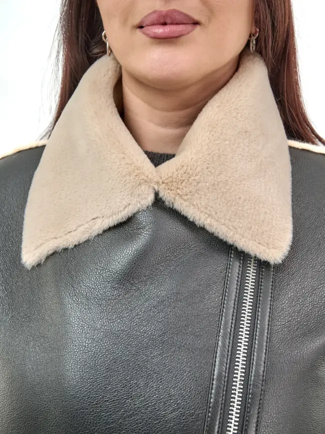 Дубленка авиатор 12105 Размер 46-52 фото 13