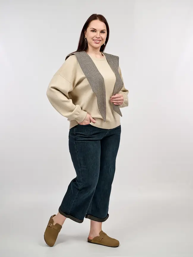 Джемпер 9191 Размер 50-58 фото 16