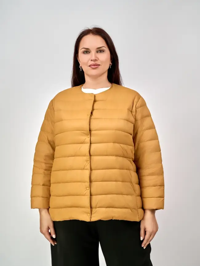 Легкая пуховая куртка 8802 фото 108
