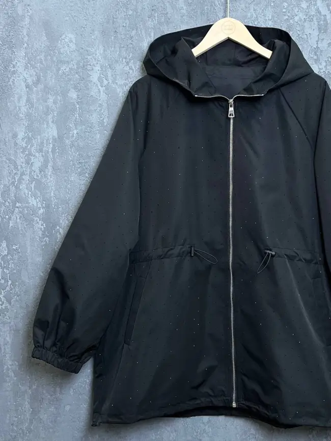 Ветровка со стразами 1633 Размер 50-58 фото 14