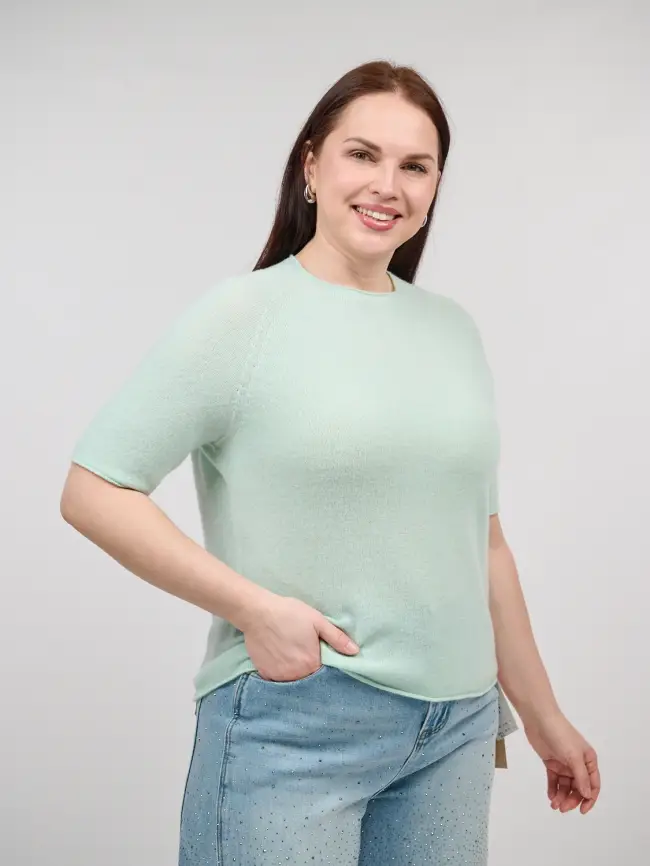 Джемпер шерсть,кашемир 25675 Размер 46-54 фото 25