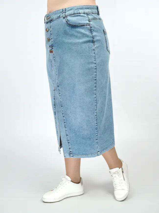 Юбка джинсовая 2331-B Турция фото 32