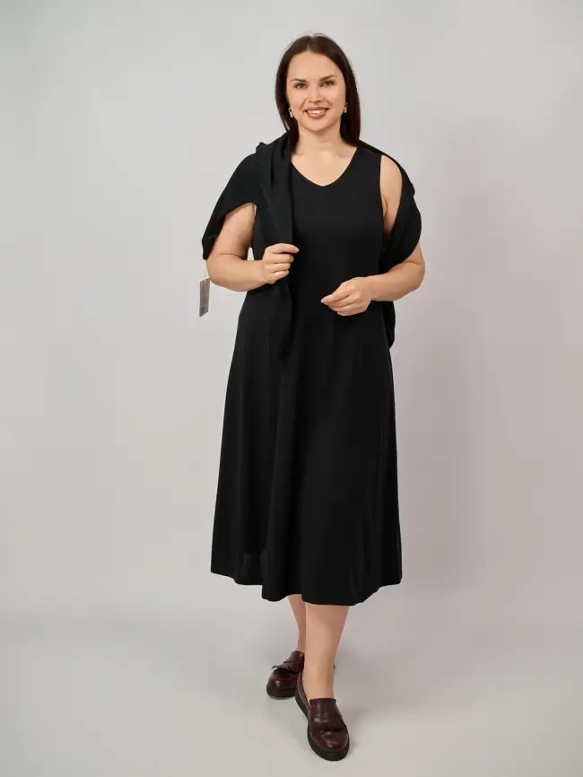 Платье с накидкой 23338 Размер 50-58 фото 2