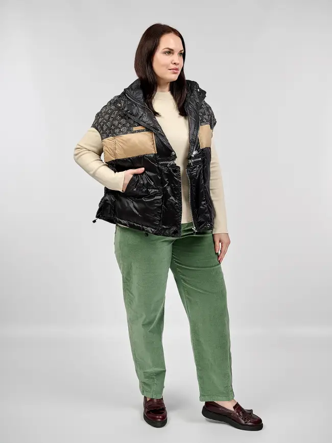 Брюки вельвет ЭттоПлюс 25271 Размеры 54-60 фото 42