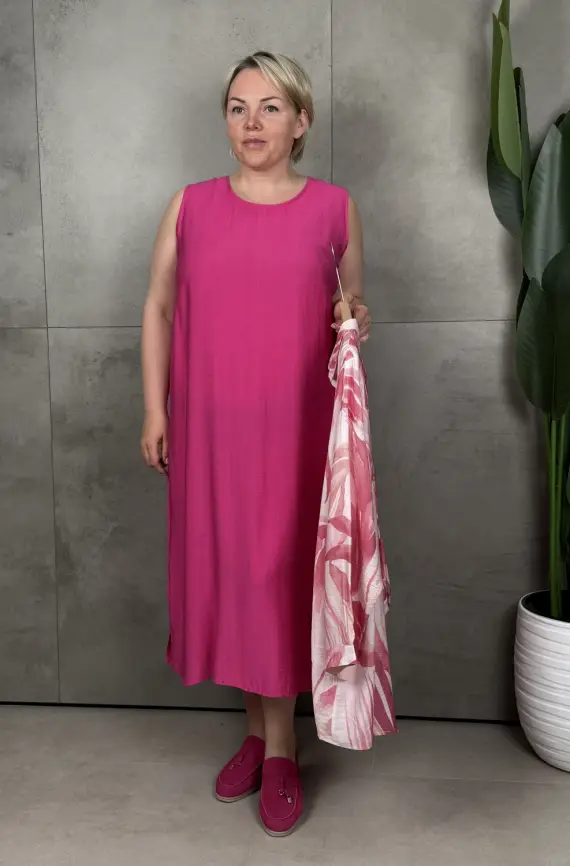 Сарафан ЭттоПлюс 047 размеры 52- 56 фото 64