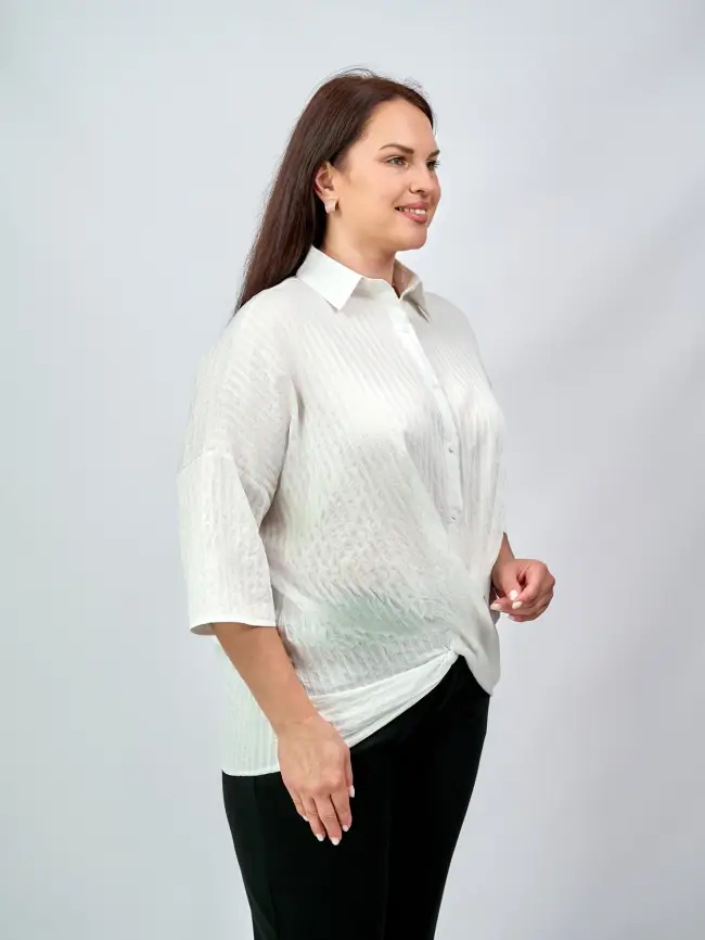 Блуза с коротким рукавом 88271 Размер 54-60 фото 14