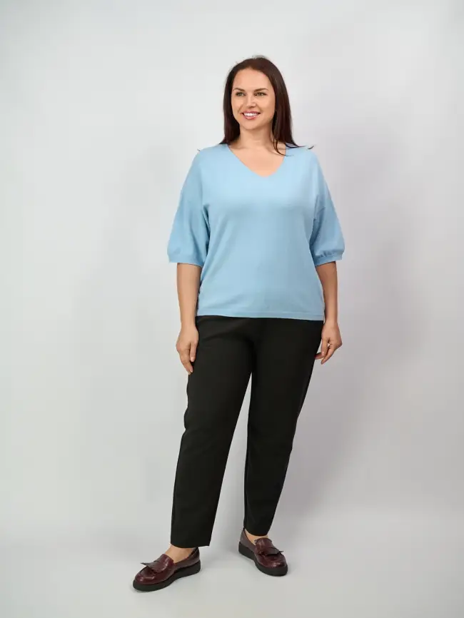 Джемпер 20241 ЭттоПлюс Размер 50-58 фото 180