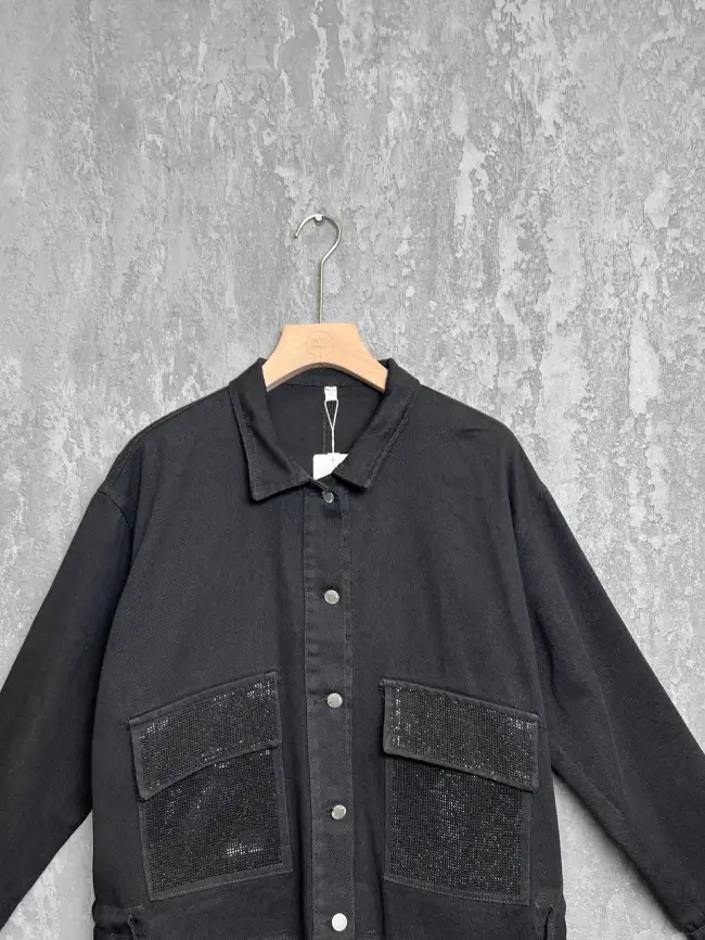 Куртка джинсовая 001 Размер 46-50 фото 3