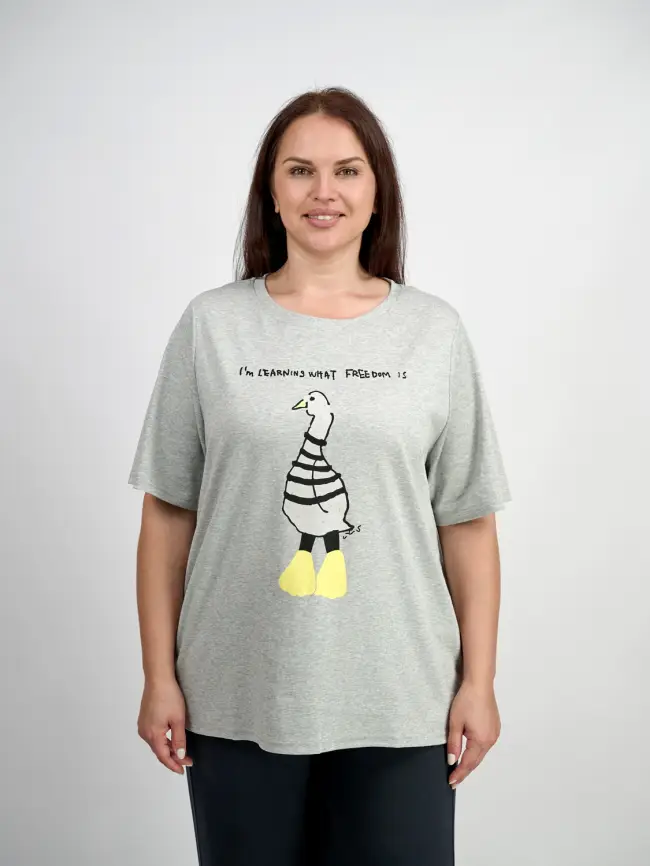 Футболка с принтом 