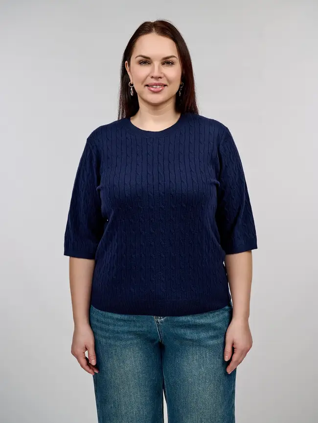 Джемпер 68525 ЭттоПлюс Размер 48-56 фото 35