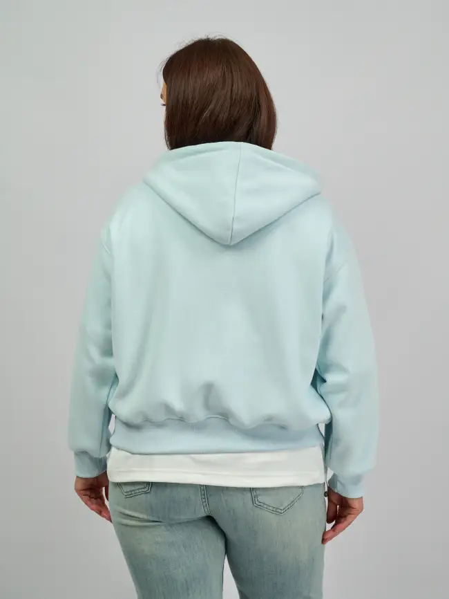 Худи зип утепленное 10 Размер 46-54 фото 11