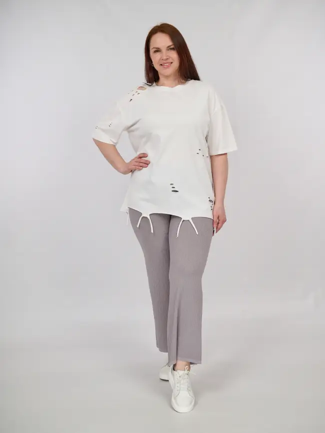 Палаццо облегченные ЭттоПлюс 2138 Размер 50-58 фото 30