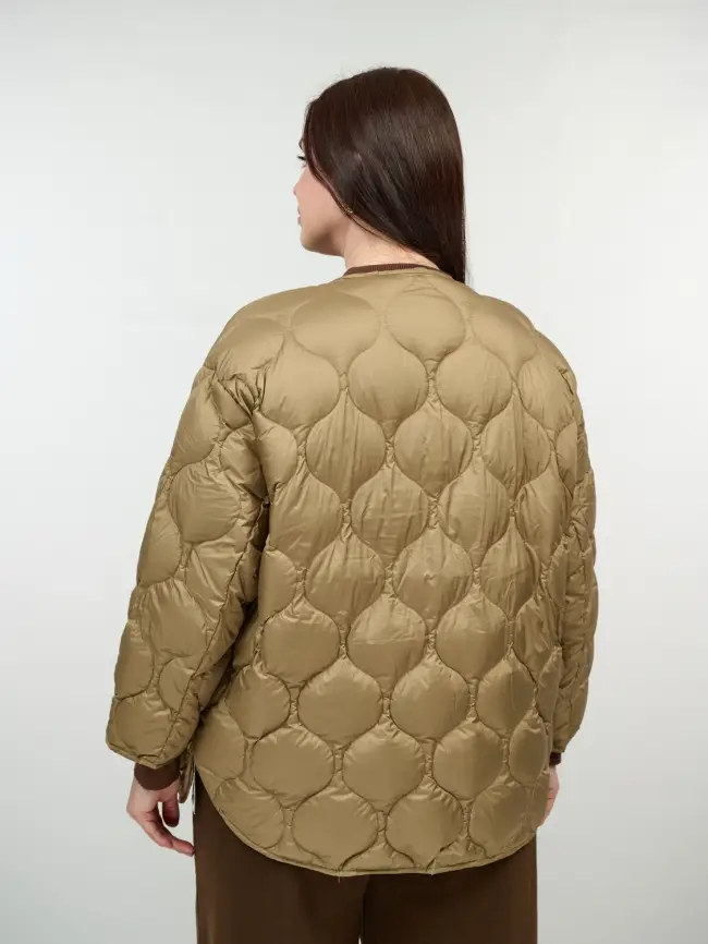 Куртка лёгкая без капюшона 2207 Размер 48-54 фото 6