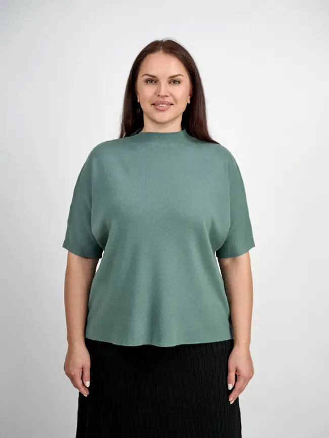 Джемпер короткий рукав ЭттоПлюс 707 Размер 50-58 фото 28