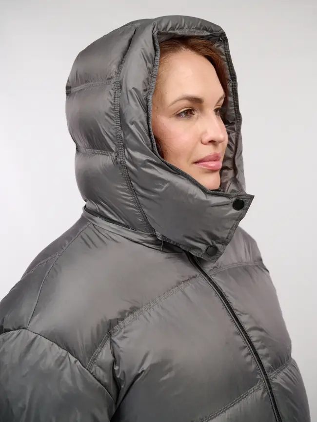 Пуховик зимний 9903 удлиненный Размер 50-60 фото 88