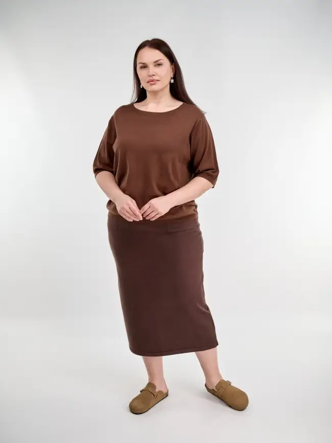 Джемпер 77643 ЭттоПлюс Размер 50-58 фото 17