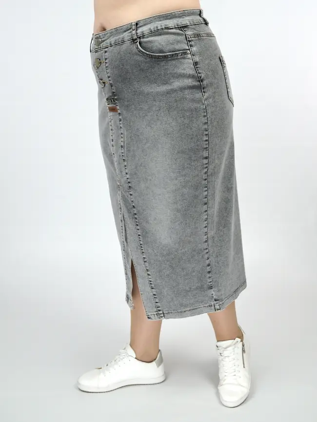 Юбка джинсовая 2331-B Турция фото 7