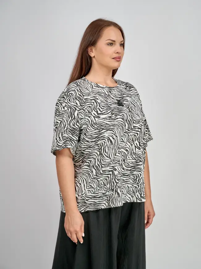 Футболка Зебра ЭттоПлюс 029 Размер 50-58 фото 4