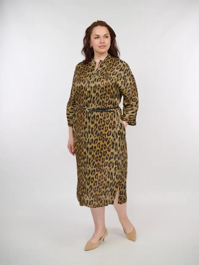 Платье-рубашка Piena рукав 3/4 6073 фото 2