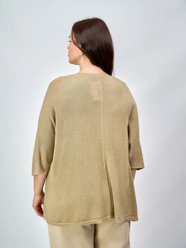 Двойка кардиган и топ Италия 8935 Размер 50-58 фото 17