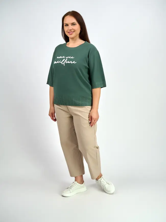 Джемпер облегченный ЭттоПлюс 25414 Размер 48-52 фото 76