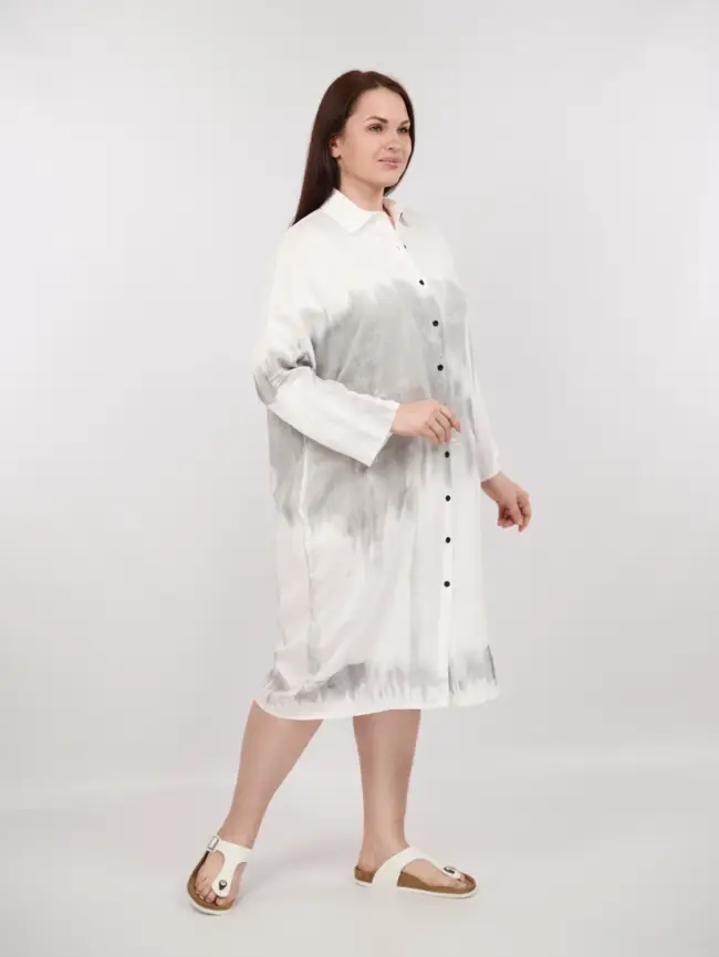 Платье рубашка ЭттоПлюс 22959 Размер 50-58 фото 15