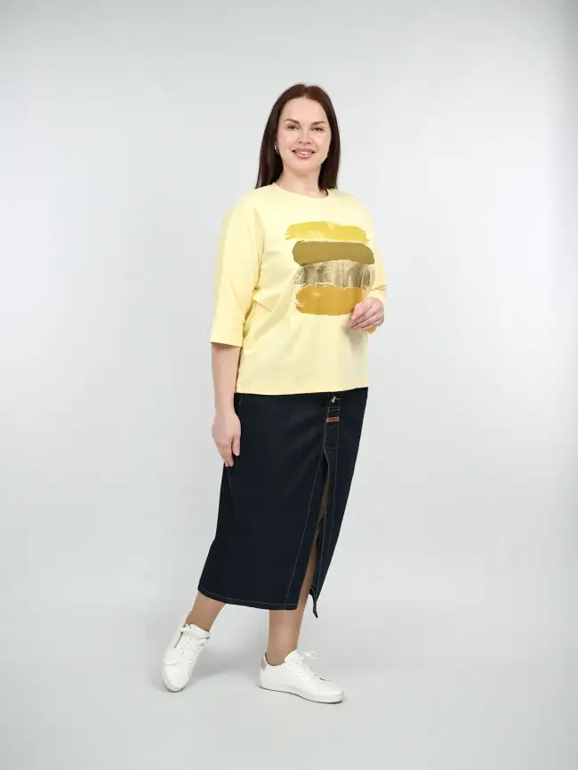 Юбка джинсовая 2331 Турция фото 2