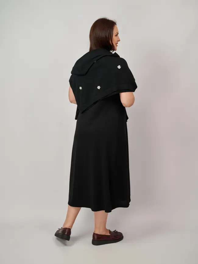 Платье с накидкой 23338 Размер 50-58 фото 14