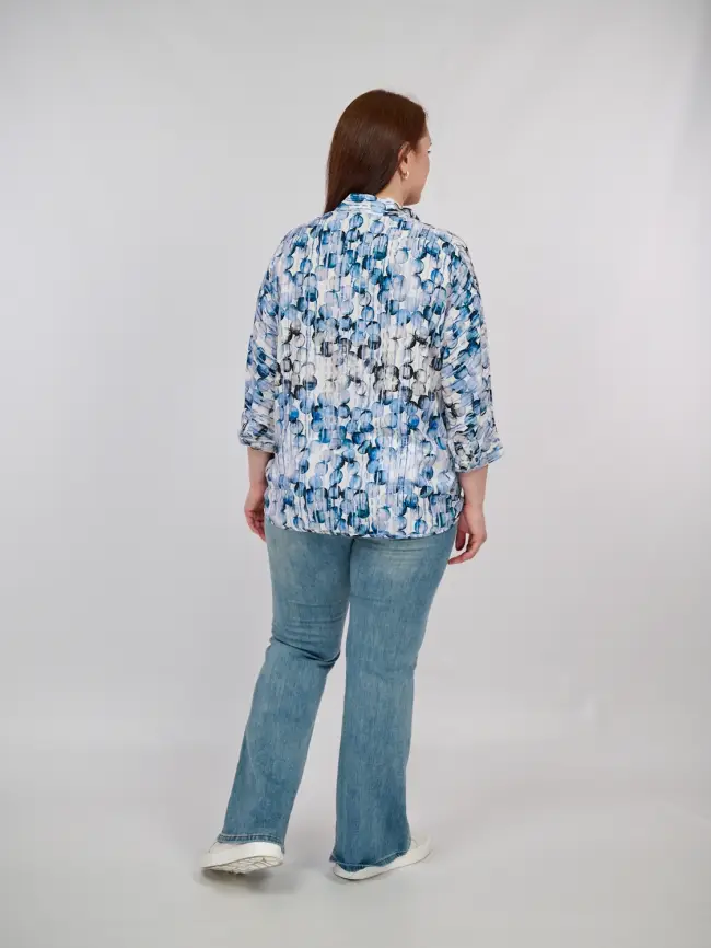 Блуза ЭттоПлюс 34183 Размер 50-58 фото 5