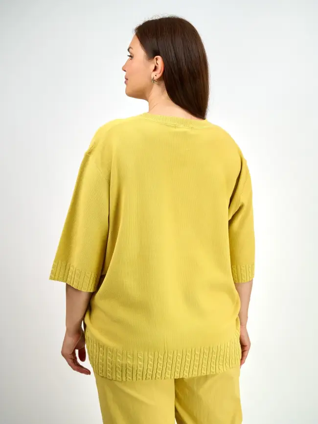 Джемпер облегченный ЭттоПлюс 25414-1 Размер 54-60 фото 23