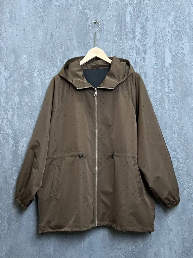 Ветровка со стразами 1633 Размер 50-58 фото 29