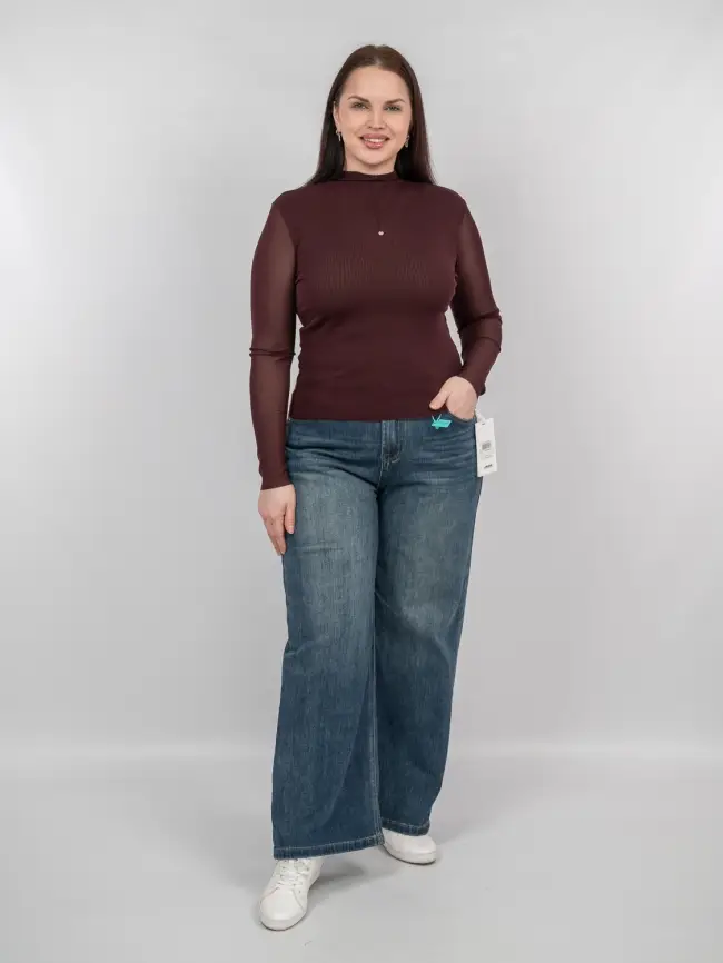 Лонгслив 8368 Размер 48-54 фото 58