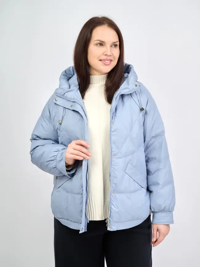 Пуховая куртка ЭттоПлюс 2553 Размер 48-52 фото 122