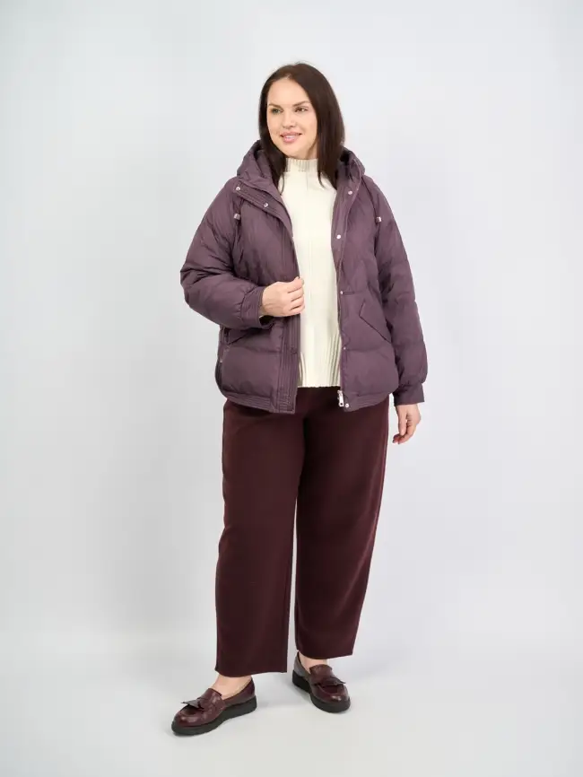 Пуховая куртка ЭттоПлюс 2553 Размер 48-52 фото 16