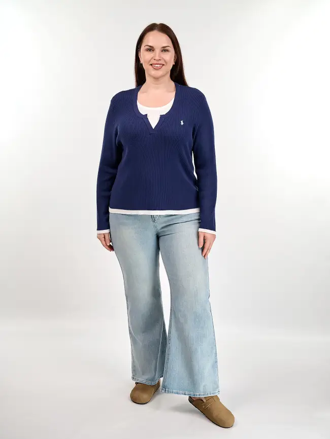 Джинсы клеш Бэст 36025 фото 2