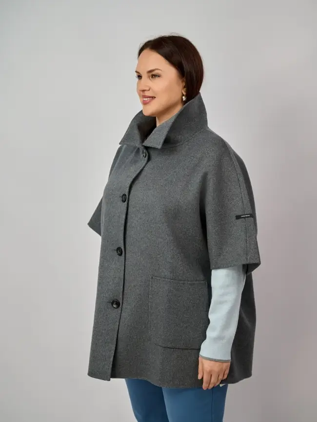 Пальто шерсть 0718 Размер 50-58 фото 36