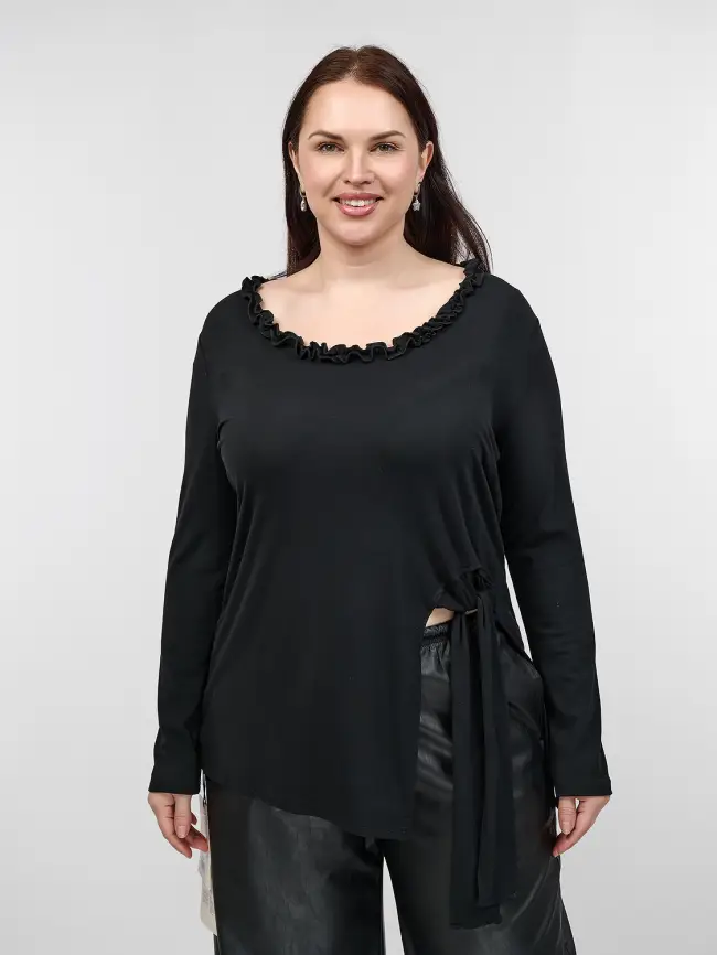 Блузка трикотажная 0217 Размеры 50-58 фото 14