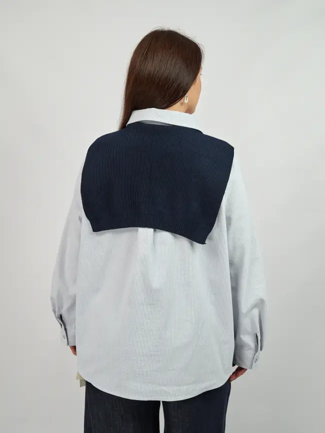 Рубашка 10368 Размер 50-58 фото 8