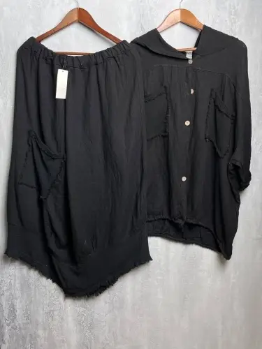 Костюм рваный с юбкой фото 3