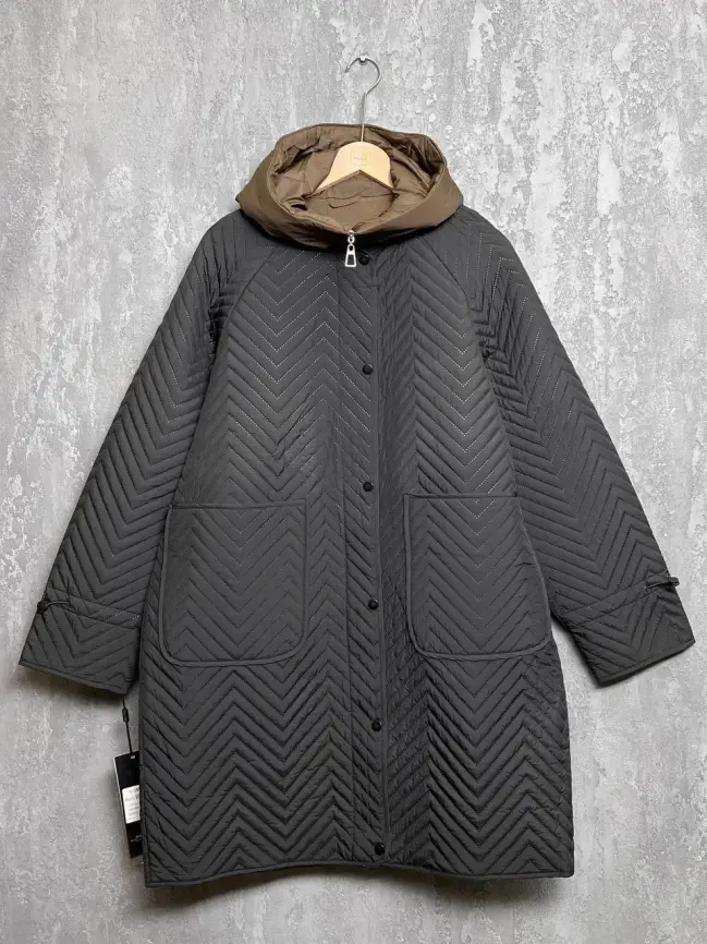 Пальто стеганое 76809 Размеры 52-58 фото 1