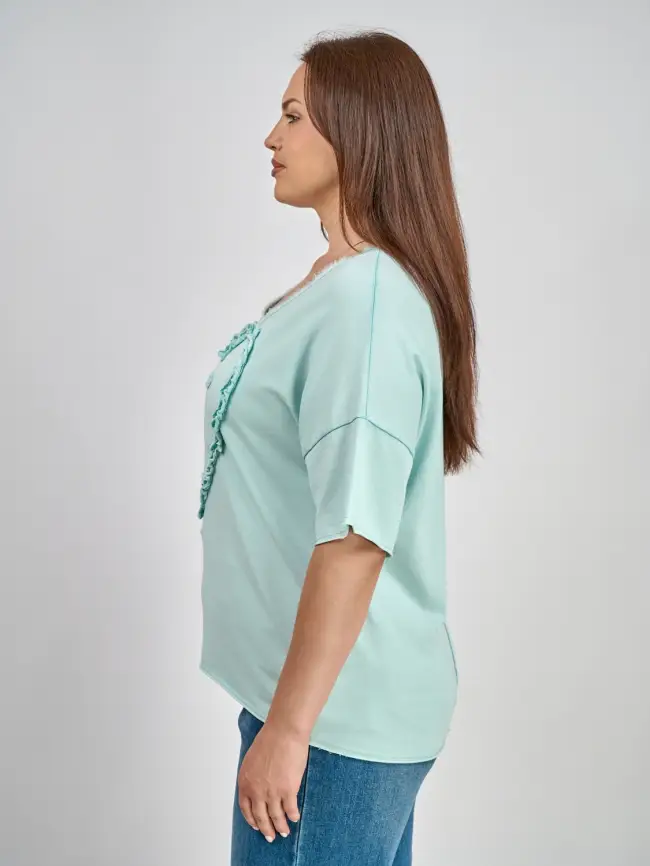 Футболка Сердце 6001 Италия Размер 50-58 фото 23