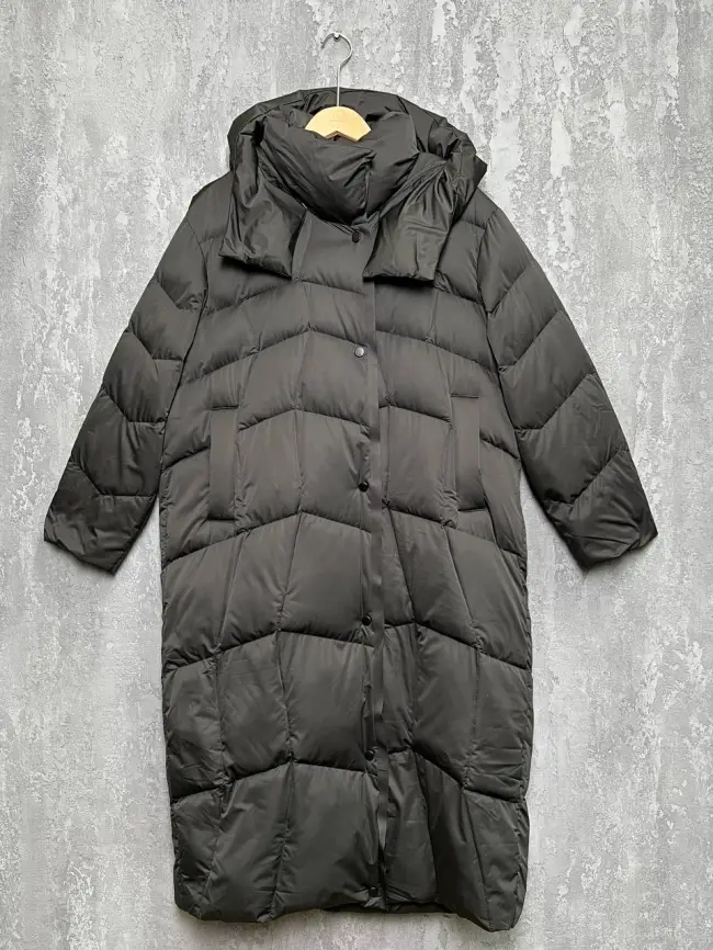 Пальто 5041 Размер 48-54 (черный) уценка фото 1