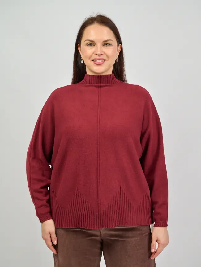 Джемпер 9801 Италия Размер 48-56 фото 2