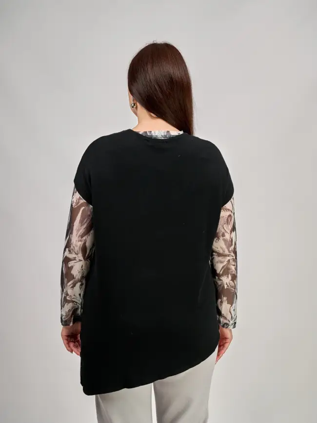 Жилет асимметрия 24339 фото 5