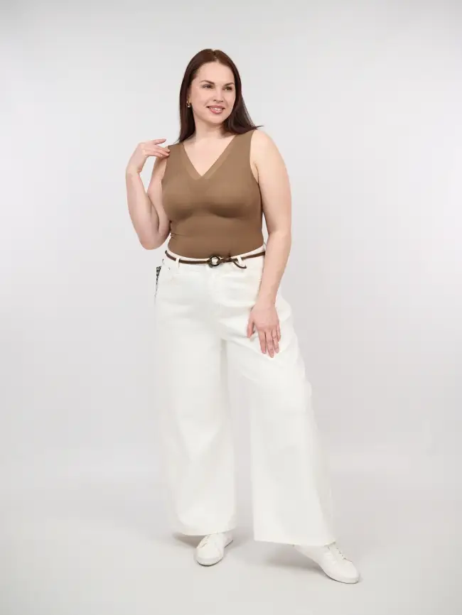 Топ-майка с чашками 1551 Размер 46-54 фото 19