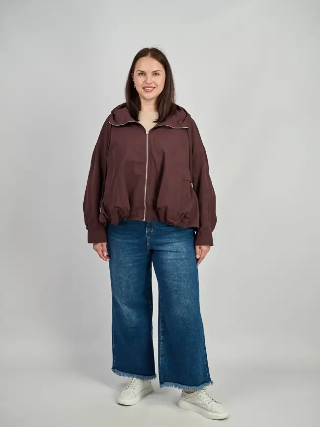 Ветровка с капюшоном 25170 Размер 50-60 фото 4