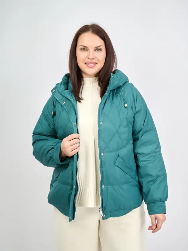 Пуховая куртка ЭттоПлюс 2553 Размер 48-52 фото 165