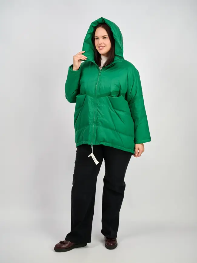 Пуховик 1404 Размер 50-56 фото 5