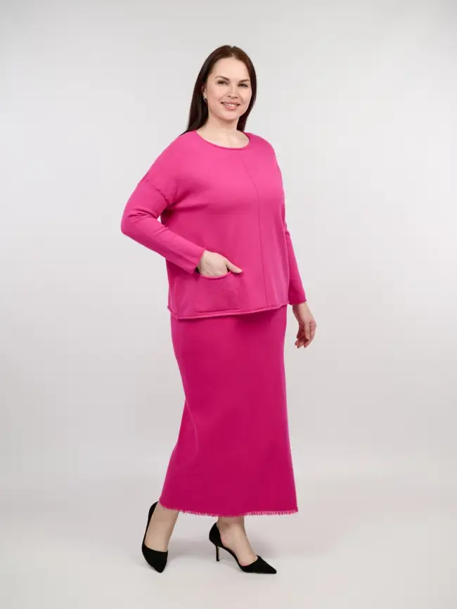 Джемпер ЭттоПлюс 1235 Размер 48-56 фото 65